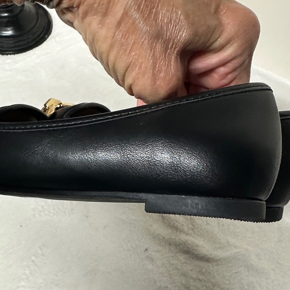 Report Black Loafers with Gold Chain Detail - Picture 4 of 10